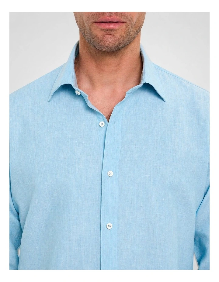 Martelly Shirt in Aqua image 2