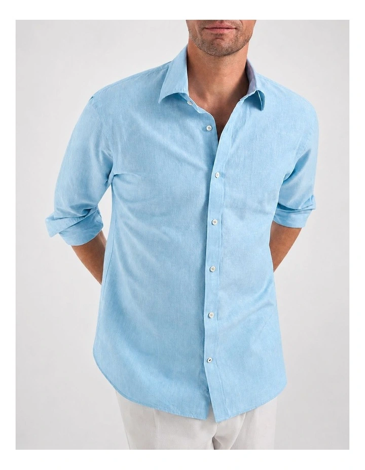 Martelly Shirt in Aqua image 3