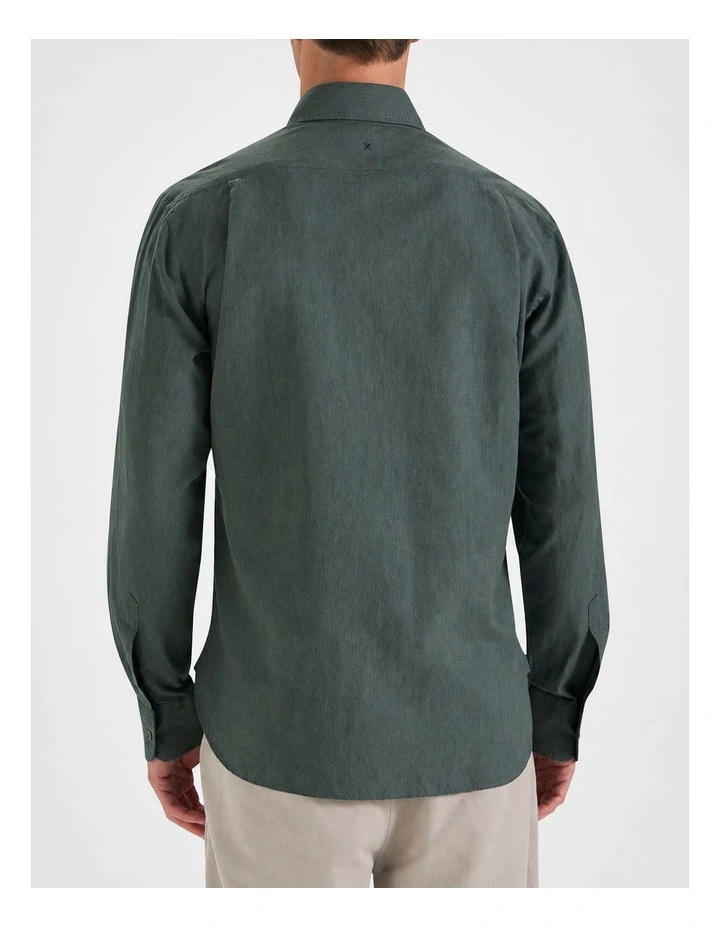 Martelly Shirt in Olive Green image 2