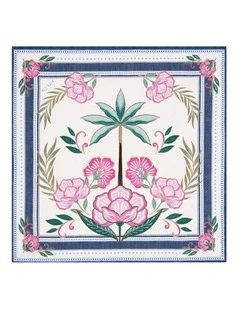 Palmar Pocket Square in Ecru
