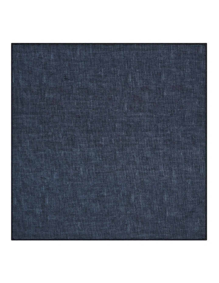 Pantelleria Pocket Square in Indigo Navy image 1