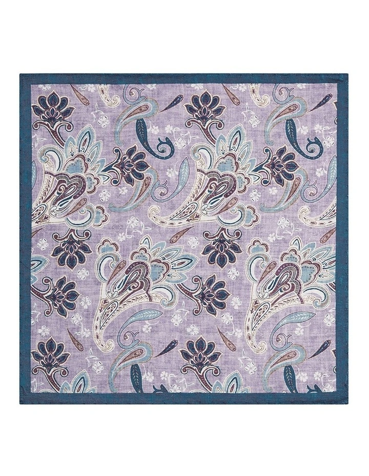 Ravenna Pocket Square in Purple Blue Sky image 1