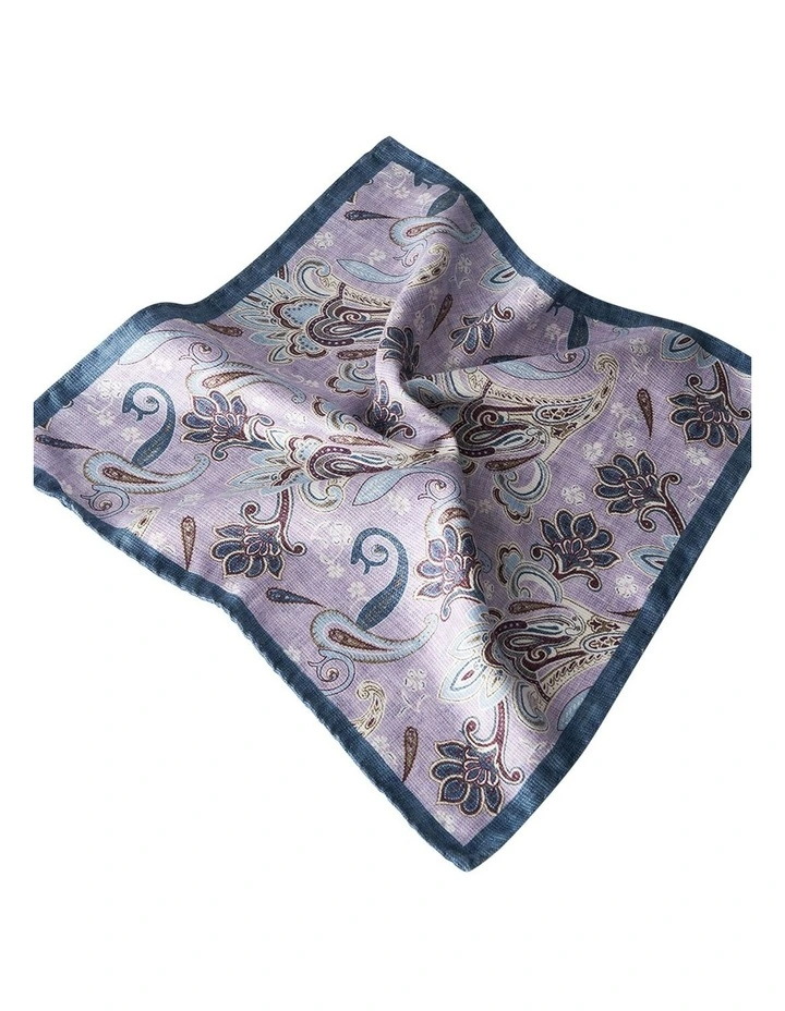 Ravenna Pocket Square in Purple Blue Sky image 3
