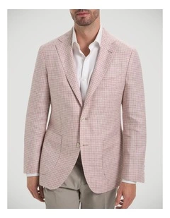 Rothko Jacket in Burgundy White