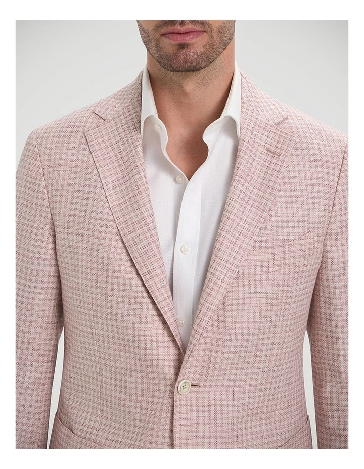Rothko Jacket in Burgundy White image 2