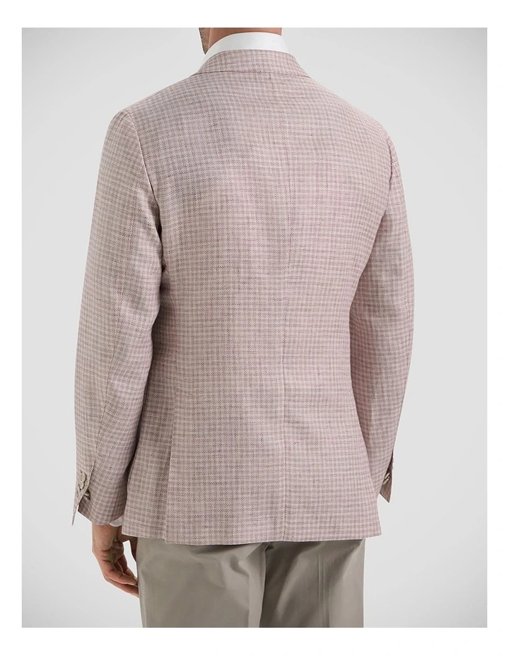 Rothko Jacket in Burgundy White image 4