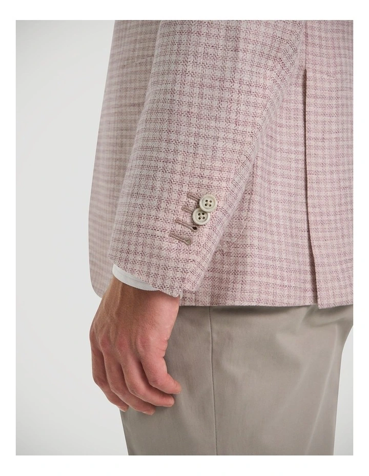 Rothko Jacket in Burgundy White image 5