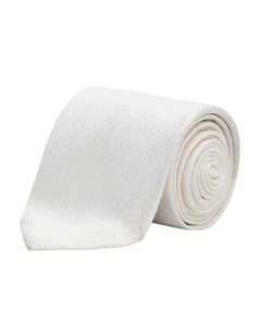 Saratoga Tie in White