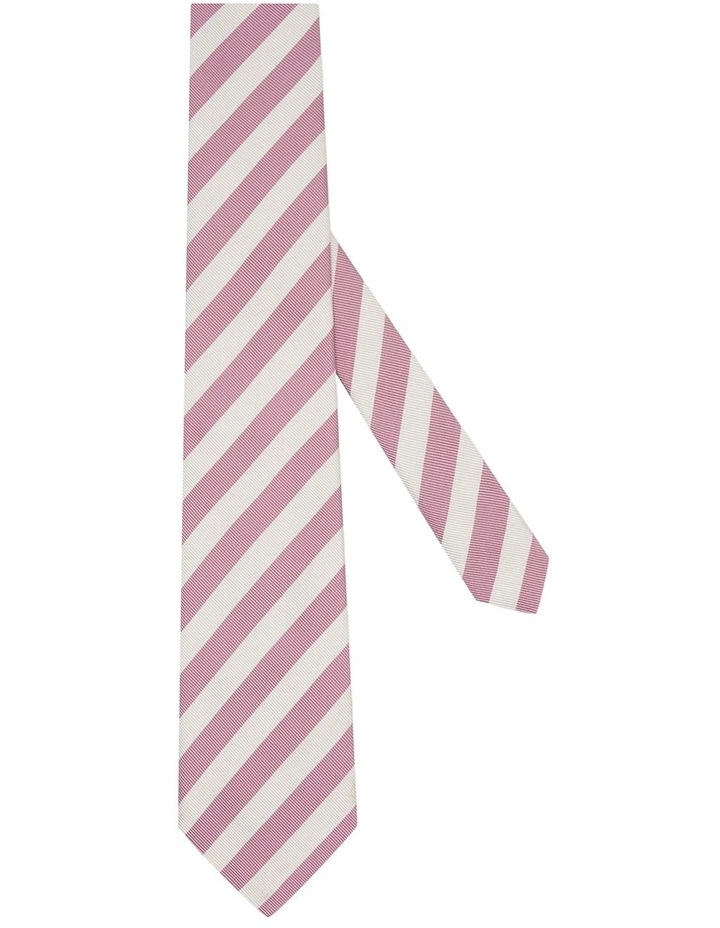 Savona Tie in Pink White image 2