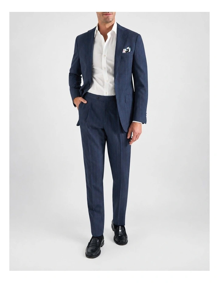 Sironi Trouser in Navy Grey image 4