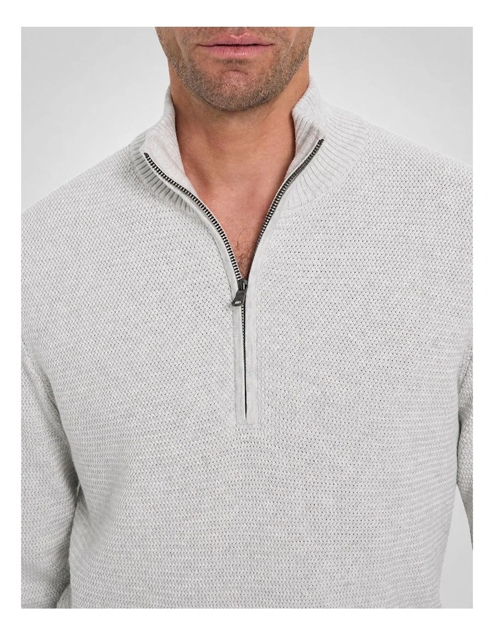 Stirling Texture 1/2 Zip Knit image 4