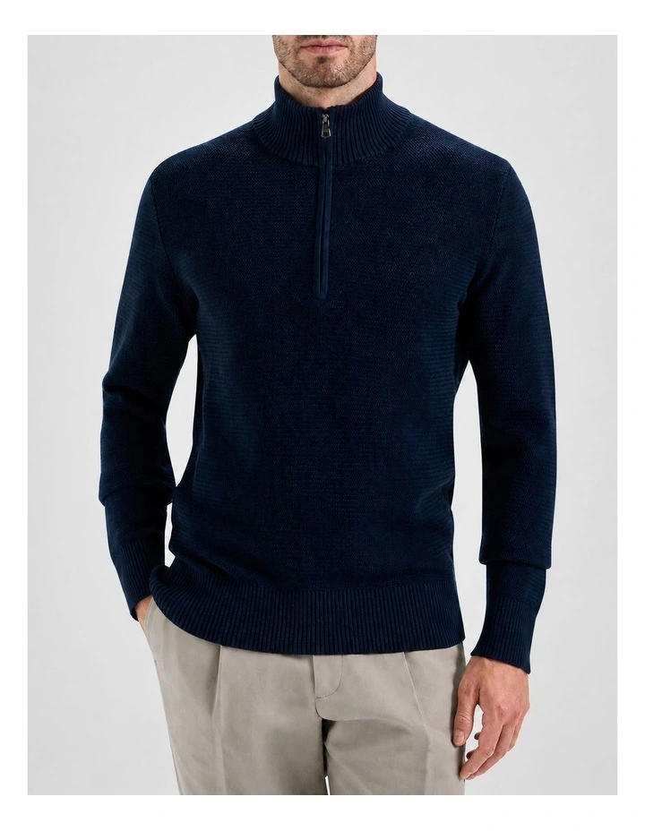 Stirling Texture 1/2 Zip Knit image 3