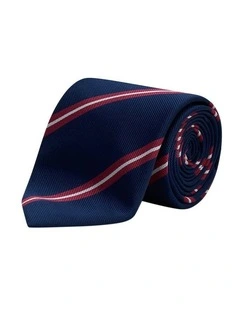 Talbot Tie in Navy Red