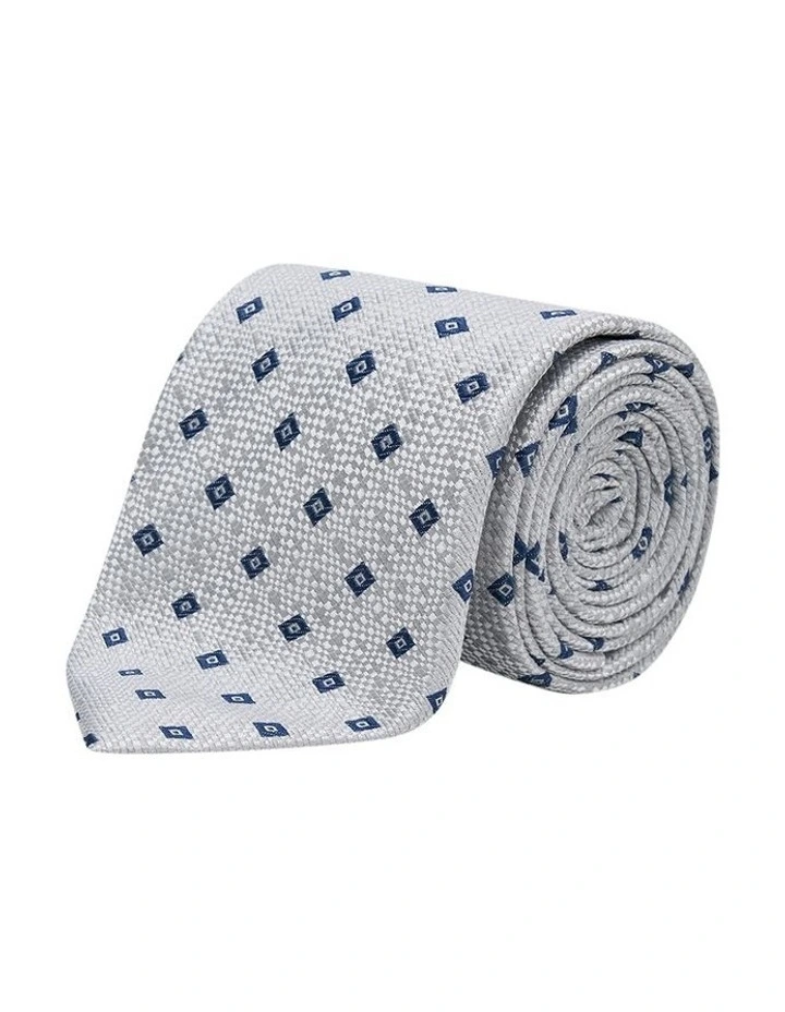 Thurloe Tie in Silver image 1