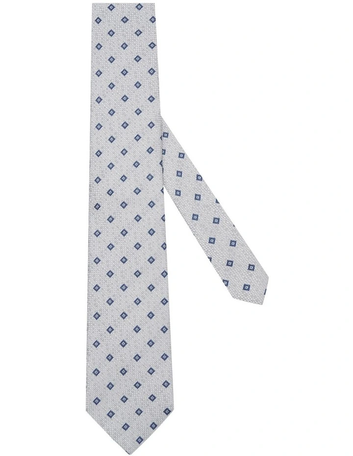 Thurloe Tie in Silver image 2