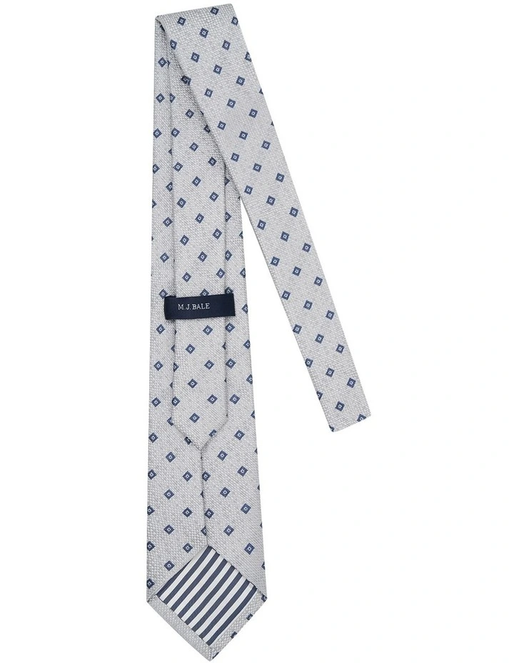 Thurloe Tie in Silver image 3