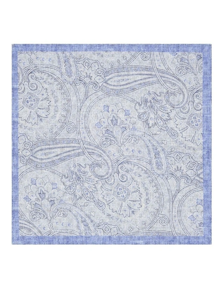 Viareggio Pocket Square in Sky Blue image 1