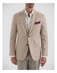 Watteau Jacket in Burgundy White