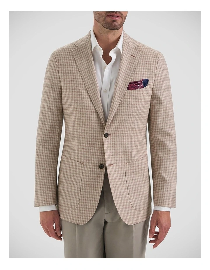 Watteau Jacket in Burgundy White image 1