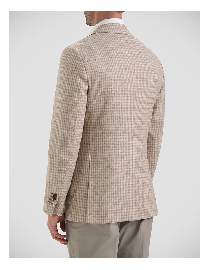 Watteau Jacket in Burgundy White image 4