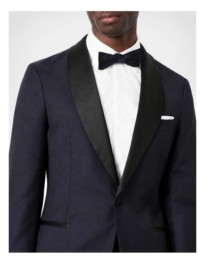 M.J. Bale Saunders Navy Tuxedo Jacket N image 3