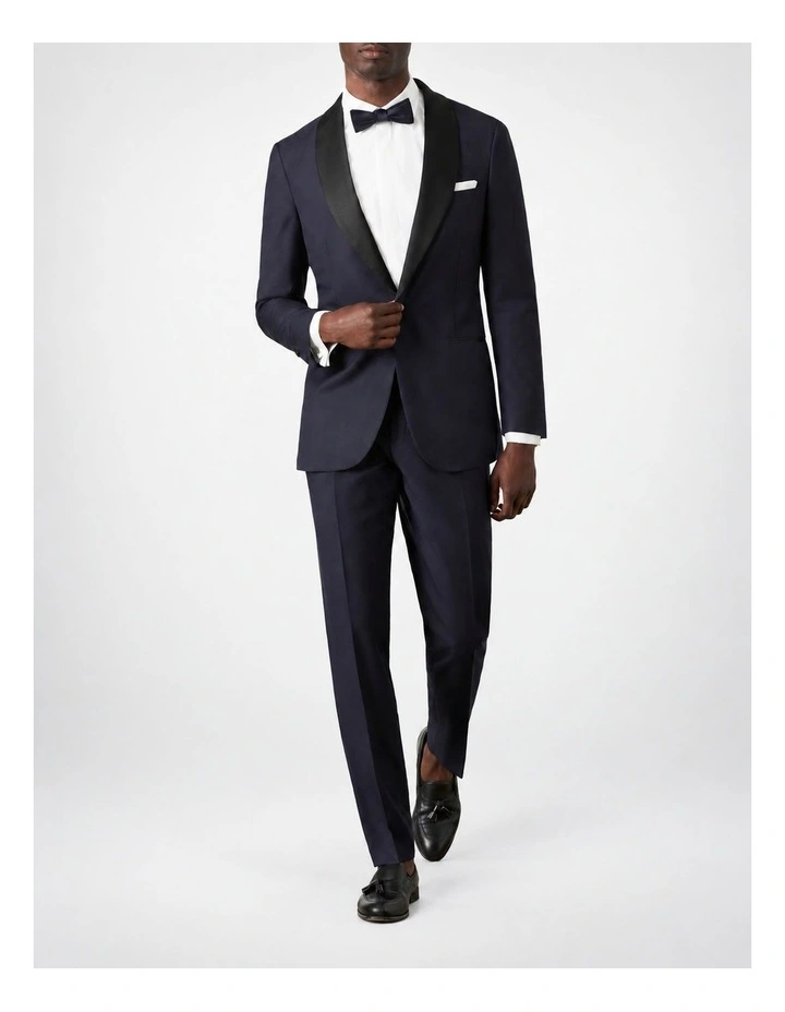 M.J. Bale Saunders Navy Tuxedo Jacket N image 6