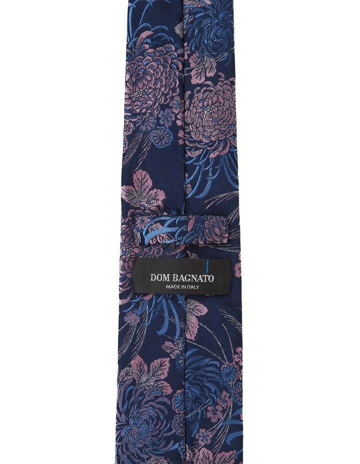 Crisantemo Silk Tie in Pink image 2