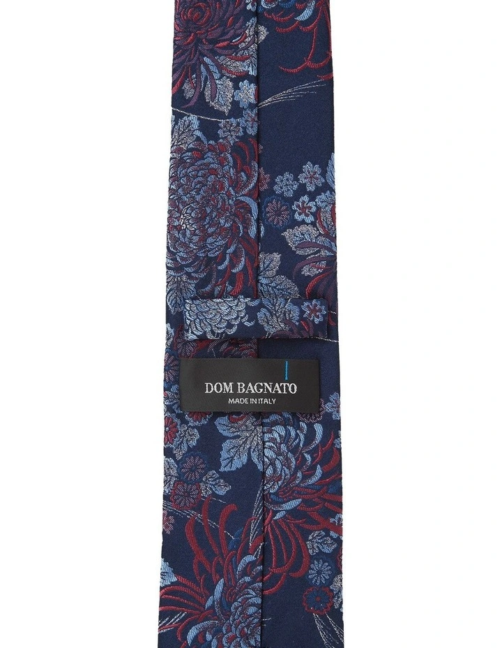 Crisantemo Silk Tie in Red image 2