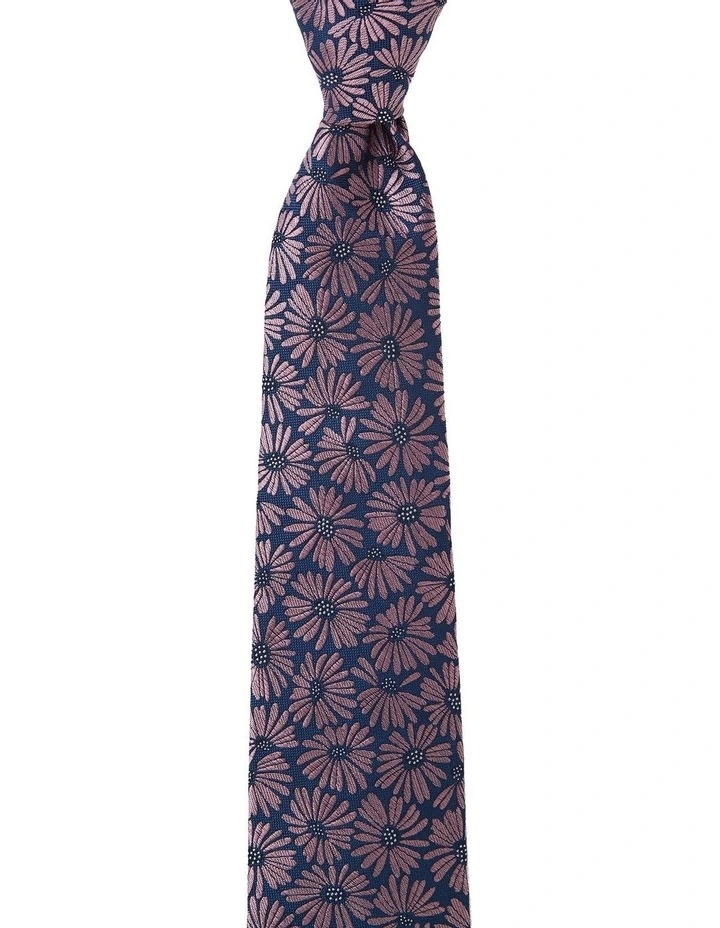 Calendula Silk Tie In Pink image 1