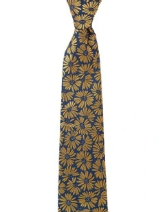 Calendula Silk Tie In Yellow