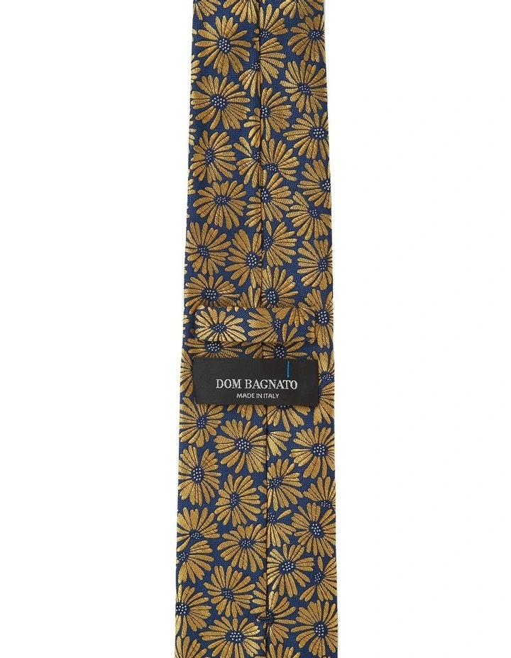 Calendula Silk Tie In Yellow image 2