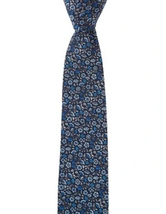 Millefiori Silk Tie in Blue