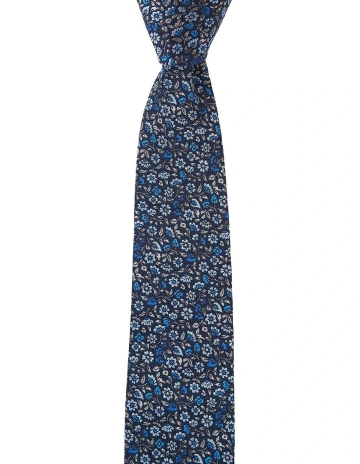 Millefiori Silk Tie in Blue image 1