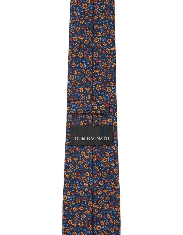 Millefiori Silk Tie in Orange image 2