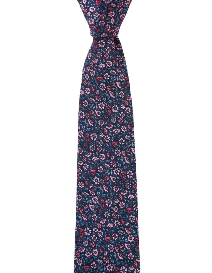 Millefiori Silk Tie in Pink image 1