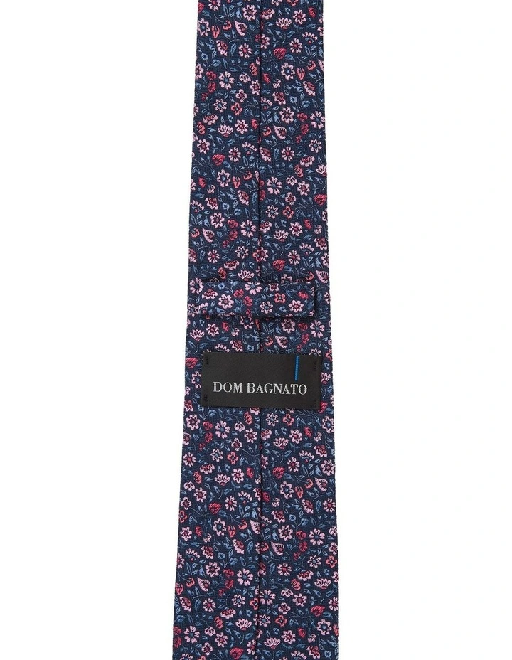 Millefiori Silk Tie in Pink image 2