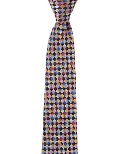 Cerchi Silk Tie in Yellow