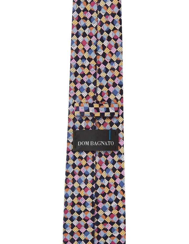 Cerchi Silk Tie in Yellow image 2