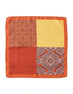 Venezia 4-Way Silk Pochette in Orange