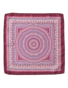 Mandala Silk Pochette In Rose