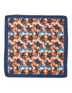 Anemone Silk Pochette in Orange