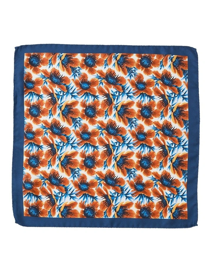Anemone Silk Pochette in Orange image 1