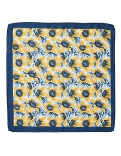Anemone Silk Pochette in Yellow