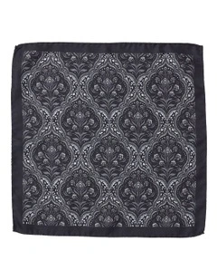 Incorniciato Silk Pochette In Black