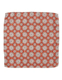 Stella Silk Pochette In Orange