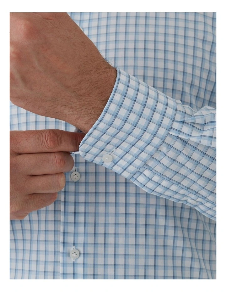 Marcell Tailored Fit Shirt in Light Blue image 4