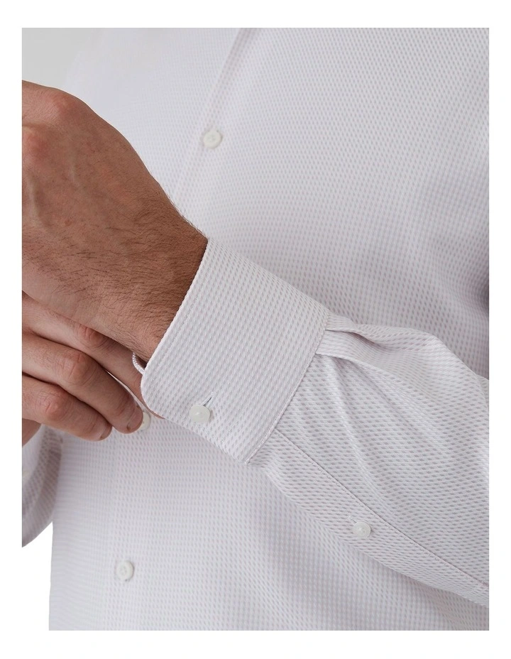 Marcell Tailored Fit Shirt in Pink image 4