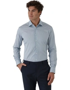 Marcell Tailored Fit Shirt in Navy
