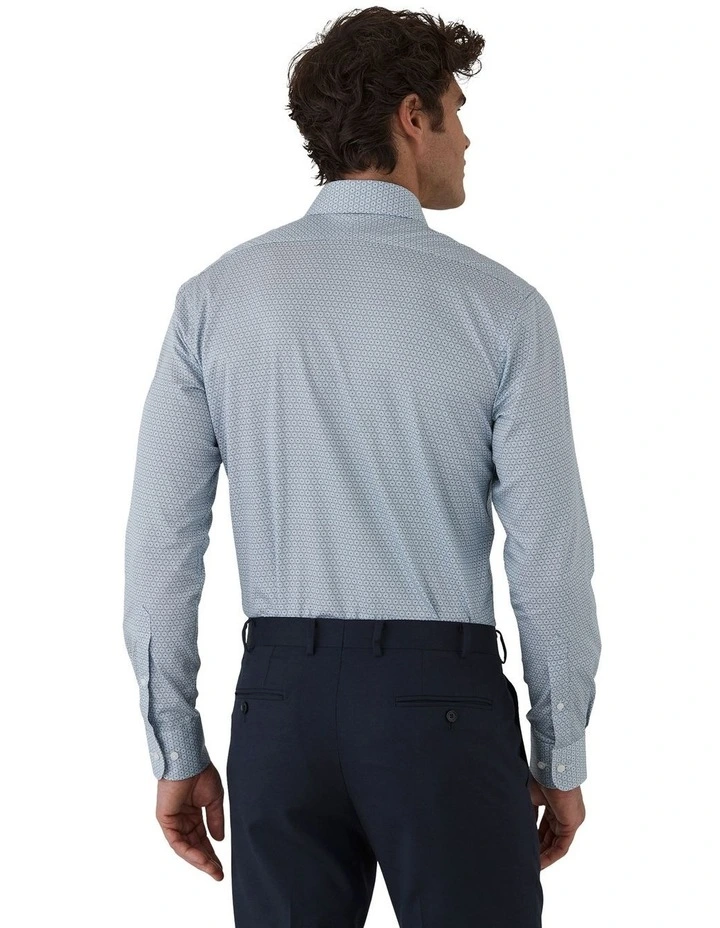 Marcell Tailored Fit Shirt in Navy image 2
