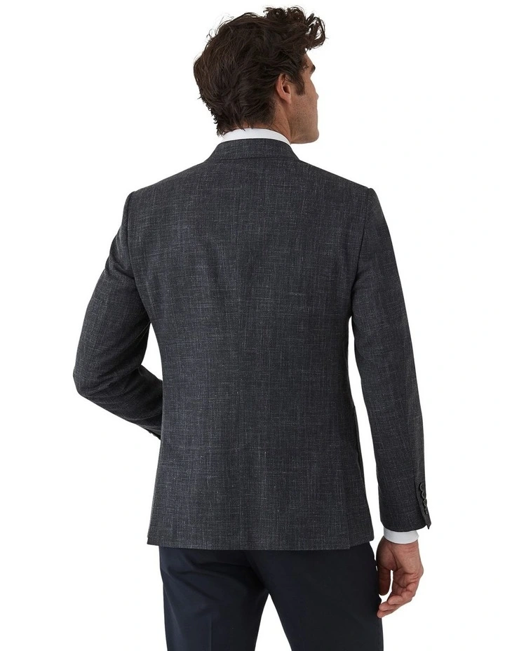 Lorenzo Tailored Fit Sports Jacket in Black image 2
